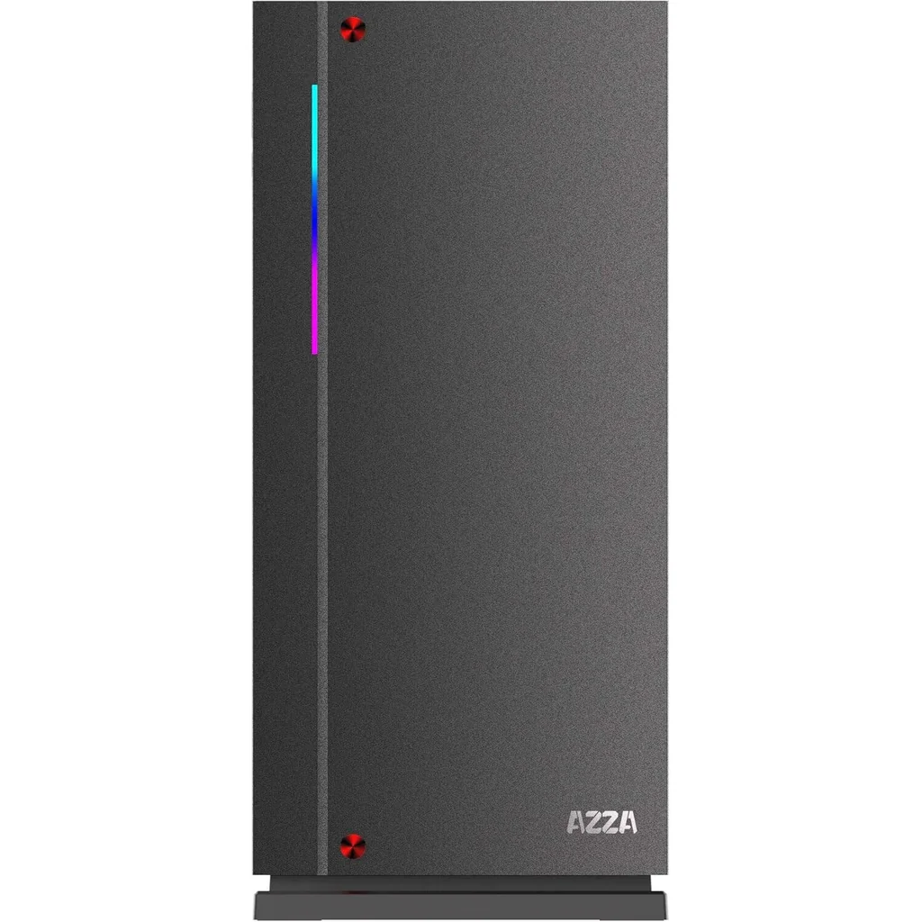 Azza Zircon 7000 ATX Full Tower Case, 2x Pre-Installed 120mm Black Fans, Up to 360mm Radiator Support, 10 Expansion Slot, Addressable RGB Light, Tempered Glass Side Window, Black | CSAZ-7000 - Image 3