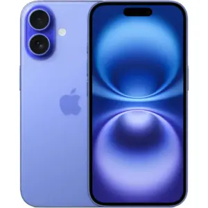 Apple iPhone 16, 6.1" OLED Super Retina XDR Display, A18 Chip, 6-Core CPU, 5-Core GPU, 16-Core Neural Engine, 256GB Storage, 5G/Wi-Fi 7, Face ID, International Version, Ultramarine | iP16-256INTLTRMRN