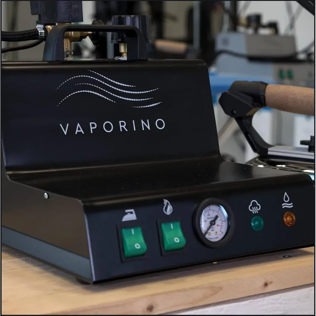 Battistella Vaporino Steam Generator with 2.8L Stainless Steel Boiler and EOS 800W Iron, Black | Vaporino Maxi - Image 3
