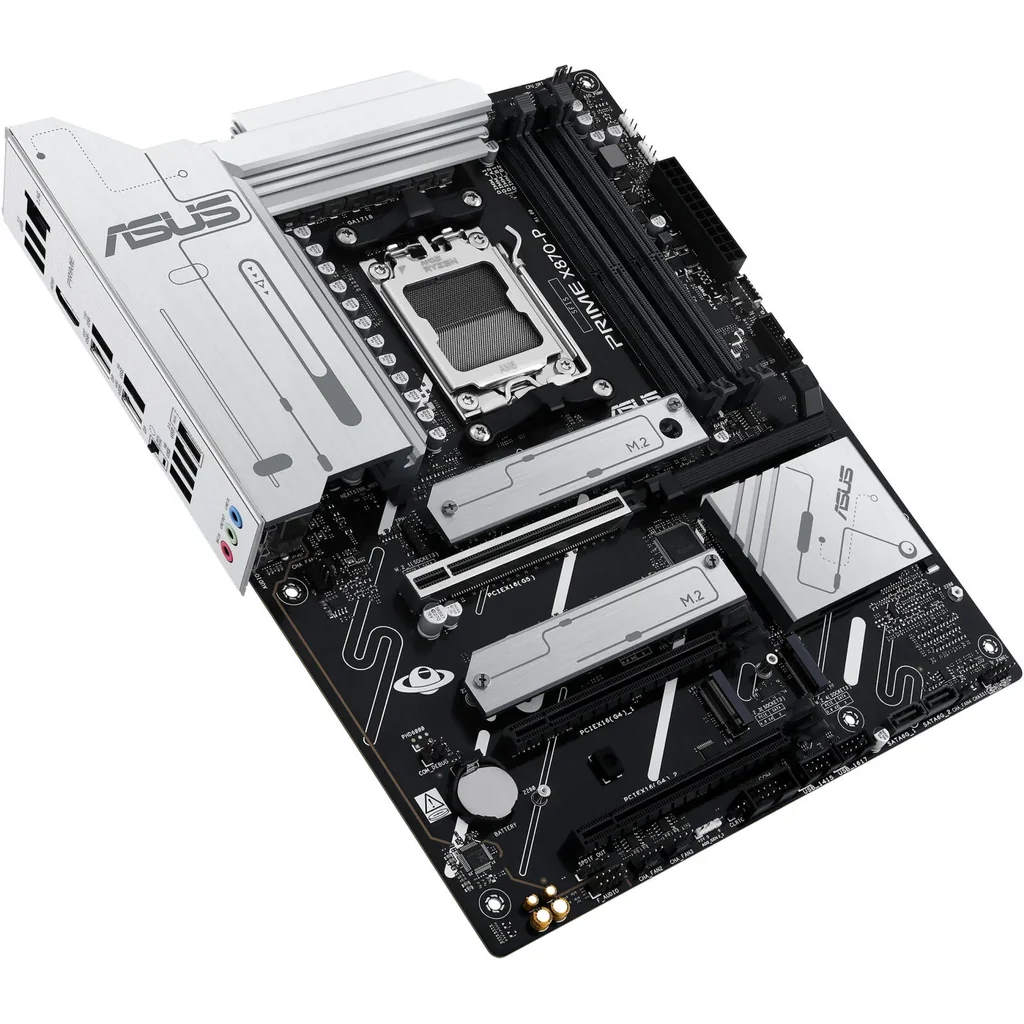 ASUS PRIME X870-P ATX Motherboard, AMD X870 Chipset, 4x DIMM DDR5 Slots, 192GB Max Memory, Realtek 2.5Gb Ethernet, 4x M.2 Slots, 1x PCIe 5.0, 2x PCIe 4.0 x16, HDMI Port | 90MB1IT0-M0EAY0 - Image 6