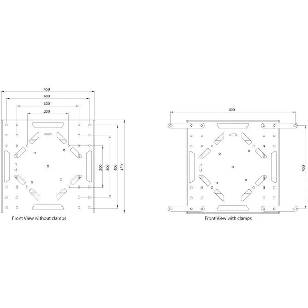 Beetec TF-R64W, Rotational Wall Mount Bracket (Landscape/Portrait), Digital Signage, Supports 43" To 86" Inch Screens, Up To 70kgs/154.3lbs Load Capacity, VESA Compatibility 600x400mm, White | TF-R64W - Image 3