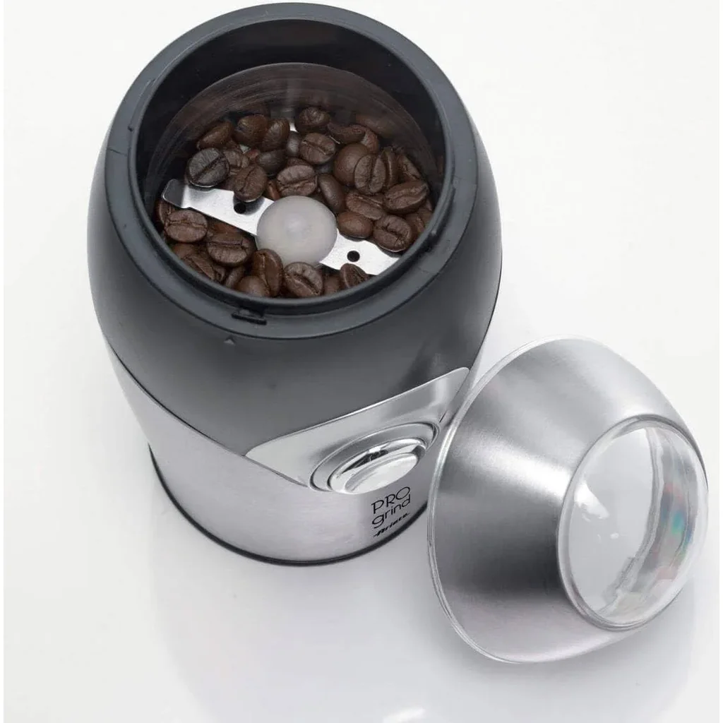 Ariete Coffee Grinder Black Metal Art3016, Silver - Image 3
