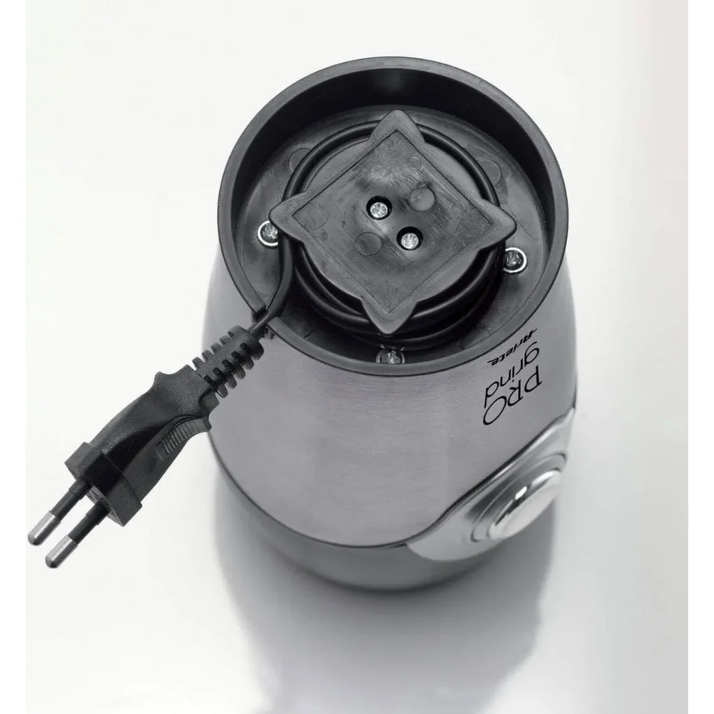 Ariete Coffee Grinder Black Metal Art3016, Silver - Image 4