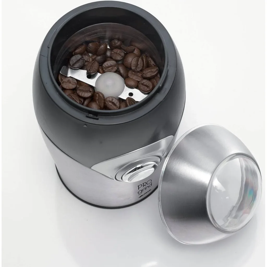 Ariete Coffee Grinder Black Metal Art3016, Silver - Image 6