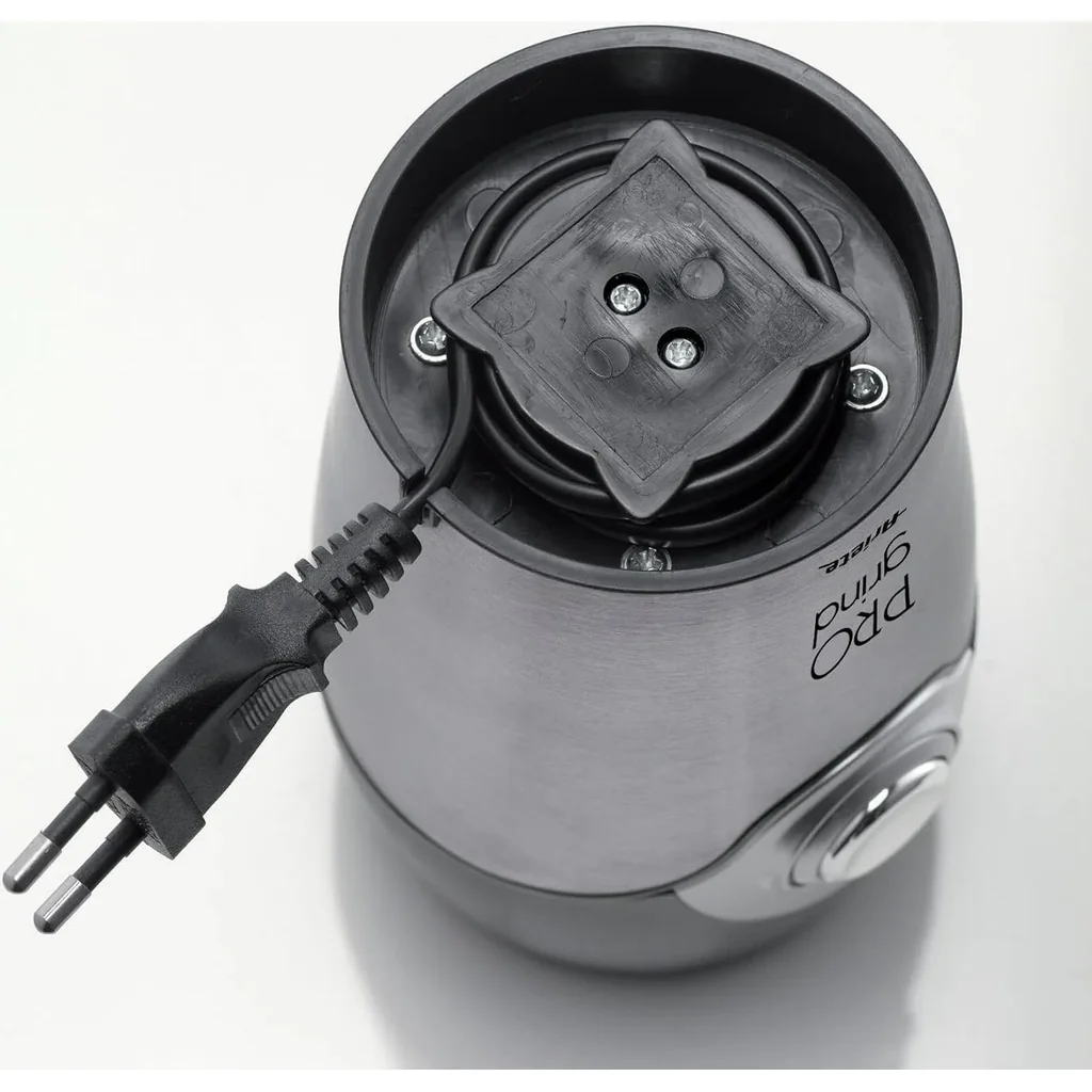 Ariete Coffee Grinder Black Metal Art3016, Silver - Image 7