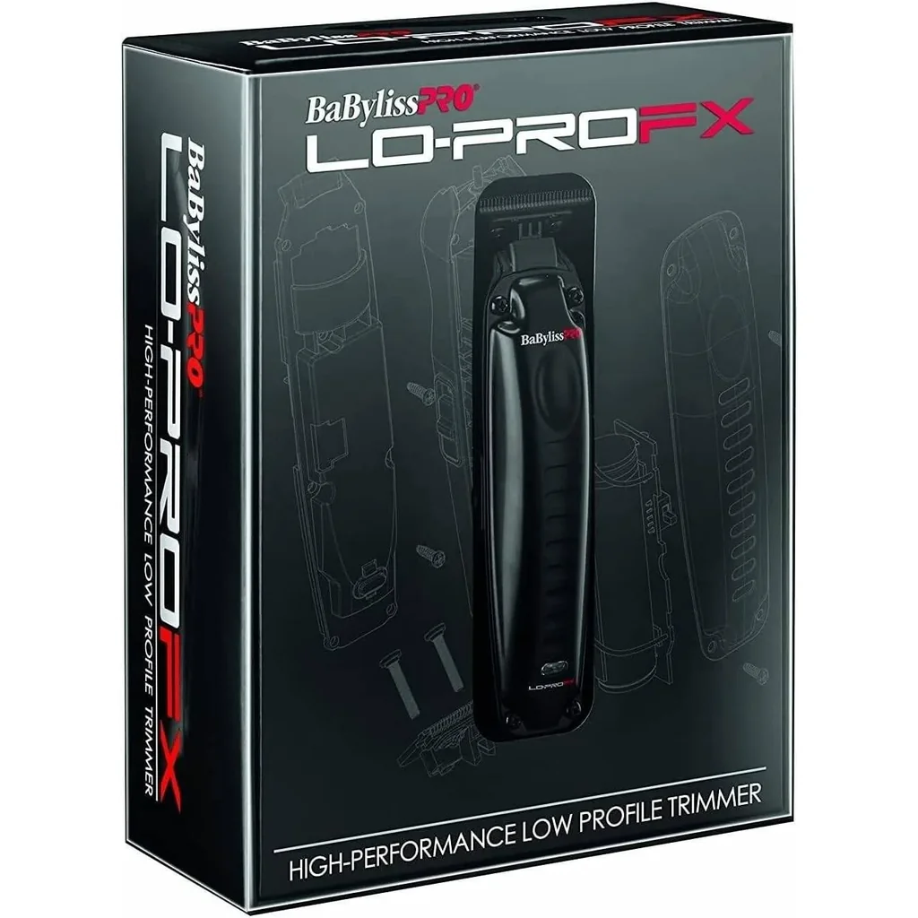 BaByliss PRO LOPRO High Performance Metal Low Profile Trimmer, A Perfect Machine For Hair and Beard Cutting, With a 2+ Hour Running Time In One Charge - Image 8