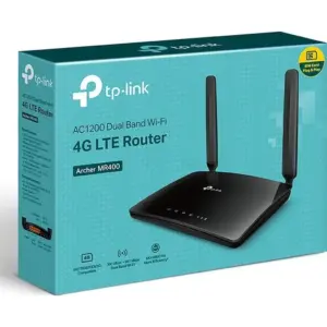 TP-Link Archer MR400 AC1200 Wireless Dual Band, 3? 10/100Mbps LAN Ports, 1? 10/100Mbps LAN/WAN Port, 2.4 GHz and 5 GHz, 4G LTE Router | MR400