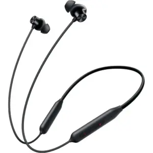 OnePlus Bullets Wireless Z2 Earphones, 12.4mm Driver Size, AI Call Noise Cancellation, Anti-Distortion Audio Technology, Bluetooth 5.0 Connectivity, USB-C Charging, IP55 Protection, Black | Bullet-Z2