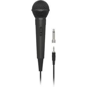 Behringer BC110, All-in-One Dynamic Vocal Microphone Set, Ultra-wide Frequency Response, Cardioid Pickup Pattern, Built-in Noise Elimination, Integrated Wind And Pop Noise Filter | BC110