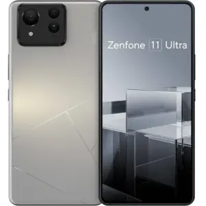 Asus Zenfone11 Ultra Mobile Phone, 6.78" FHD+ Flexible AMOLED Display, Qualcomm Snapdragon 8 Gen 3 Processor, 12GB RAM, 256GB Storage, Android 14 OS, Misty Grey | ZENFONE11MG