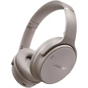 Bose QuietComfort Wireless Noise Cancelling Over Ear Headphones, Superior Sound Quality, Industry-Leading ANC, Bluetooth Connectivity, Comfortable Design, Sandstone | 884367-1100