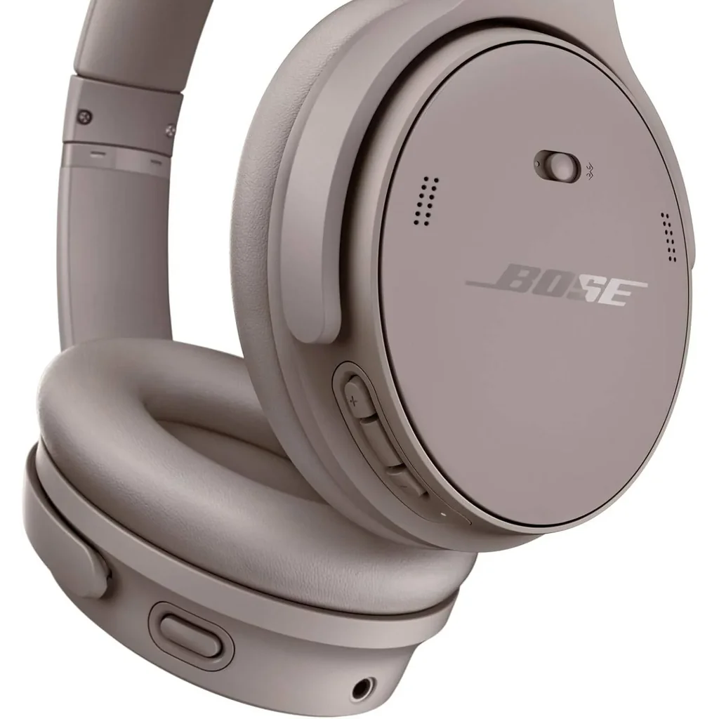 Bose QuietComfort Wireless Noise Cancelling Over Ear Headphones, Superior Sound Quality, Industry-Leading ANC, Bluetooth Connectivity, Comfortable Design, Sandstone | 884367-1100 - Image 3