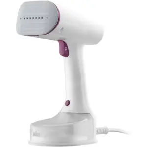 Braun QuickStyle 5 Garment Steamer, 1200 W Power, FastSteam Technology, iCare Technology, Dual FreeGlide 3D Technology, White/Purple | GS 5011