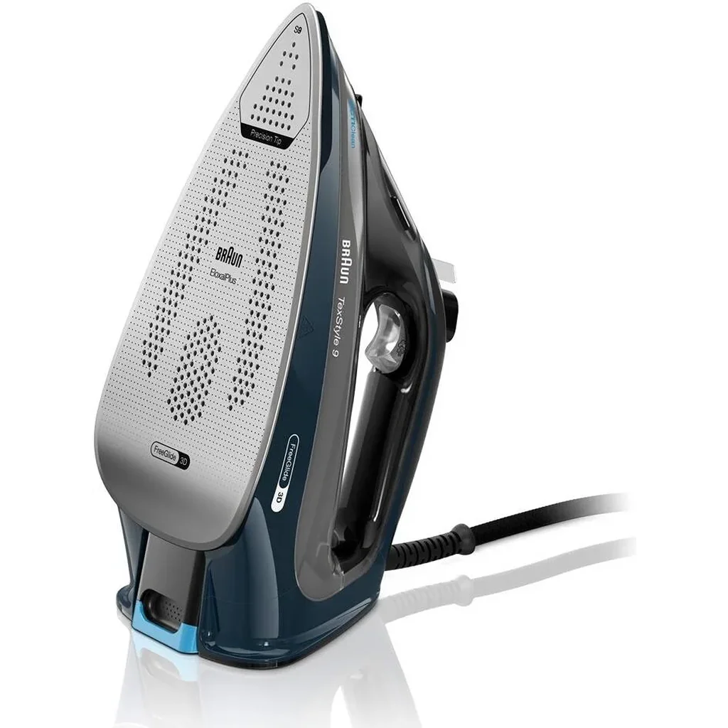 Braun TexStyle 9 Steam Iron, 3200 W, FreeGlide 3D Technology, iCare Technology, Extra-Large Water Tank, Extra-Large Water Tank, Dark Blue| SI 9682 - Image 4