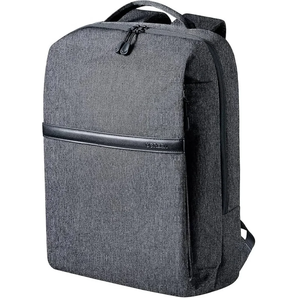 UGREEN LP664, 15.6'' Inch Laptop Backpack, Large Capacity, Ergonomic And Unisex Design, 600D Oxford Cloth, Shockproof, Waterproof, Multiple Pockets, Durable, Dark Grey | 90798 - Image 2