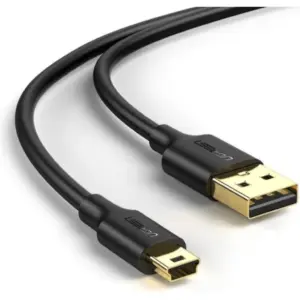 Ugreen US132 Mini USB Cable USB 2.0 Type A to Mini B Cable, 3M, Data Transfer Speeds UP To 480Mbps, Micro USB 2.0 Connector A, Mini USB, 24K Gold-Plated Connectors | 10386