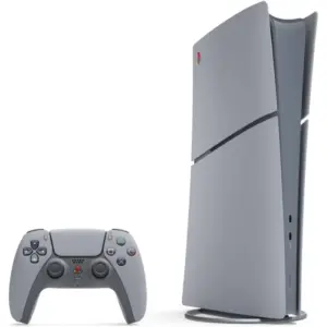 Sony PlayStation 5 30th Anniversary Limited Edition Console, Digital Edition, Support 4K @ 120Hz, 8x Zen 2 Cores Processor, AMD Radeon RDNA 2 GPU, 16GB RAM, Built-In 1TB SSD Storage, Gray | PS5-30th