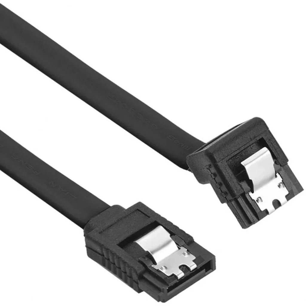 UGREEN US217 SATA 3 Data Cable, 0.5m, HDD, SSD, ODD, 6Gbps High-Speed Data Plug Cord, Angled, Durable, Black | 30797 - Image 2