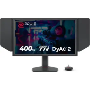 BenQ Zowie XL2566X+ Gaming Monitor, 24" TN Display, FHD Resolution, Up to 400Hz Refresh Rate, DyAc 2 Technology, Black eQualizer, Color Vibrance, S Switch, Shielding Hood, Black | XL2566X+