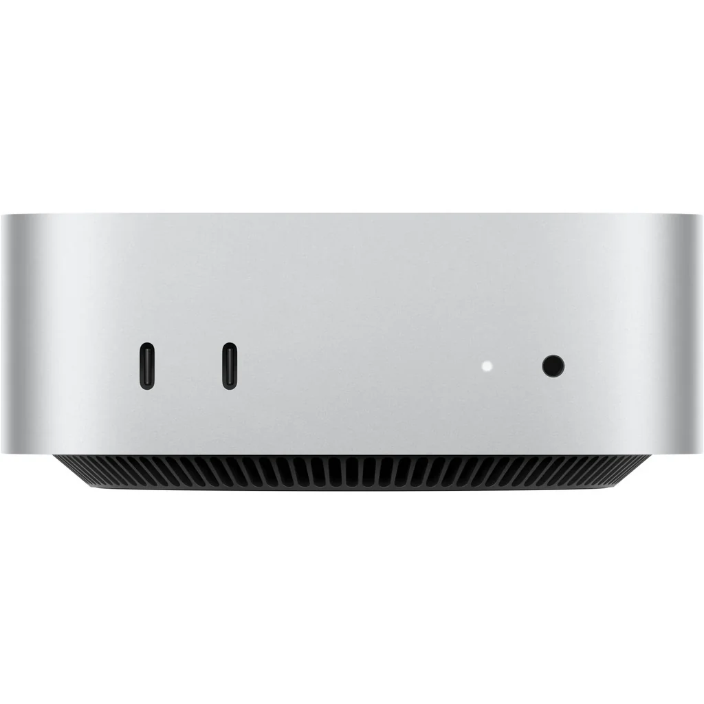 Apple Mac Mini Desktop Computer, Apple M4 Chip with 10-core CPU, 10-core GPU, 16-core Neural Engine, 16GB RAM, 256GB SSD, 3x Thunderbolt 4 Ports, HDMI Port, 2x USB-C Ports, Silver | MU9D3