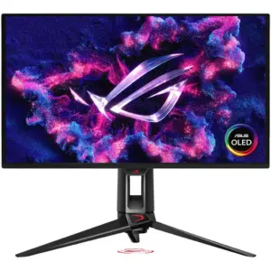 ASUS ROG Swift PG27UCDM Gaming Monitor, 27" QD-OLED Display, 4K UHD Resolution, 240Hz Refresh Rate, 0.03ms (GtG) Response Time, AMD FreeSync Premium Pro & NVIDIA G-SYNC, Black | PG27UCDM