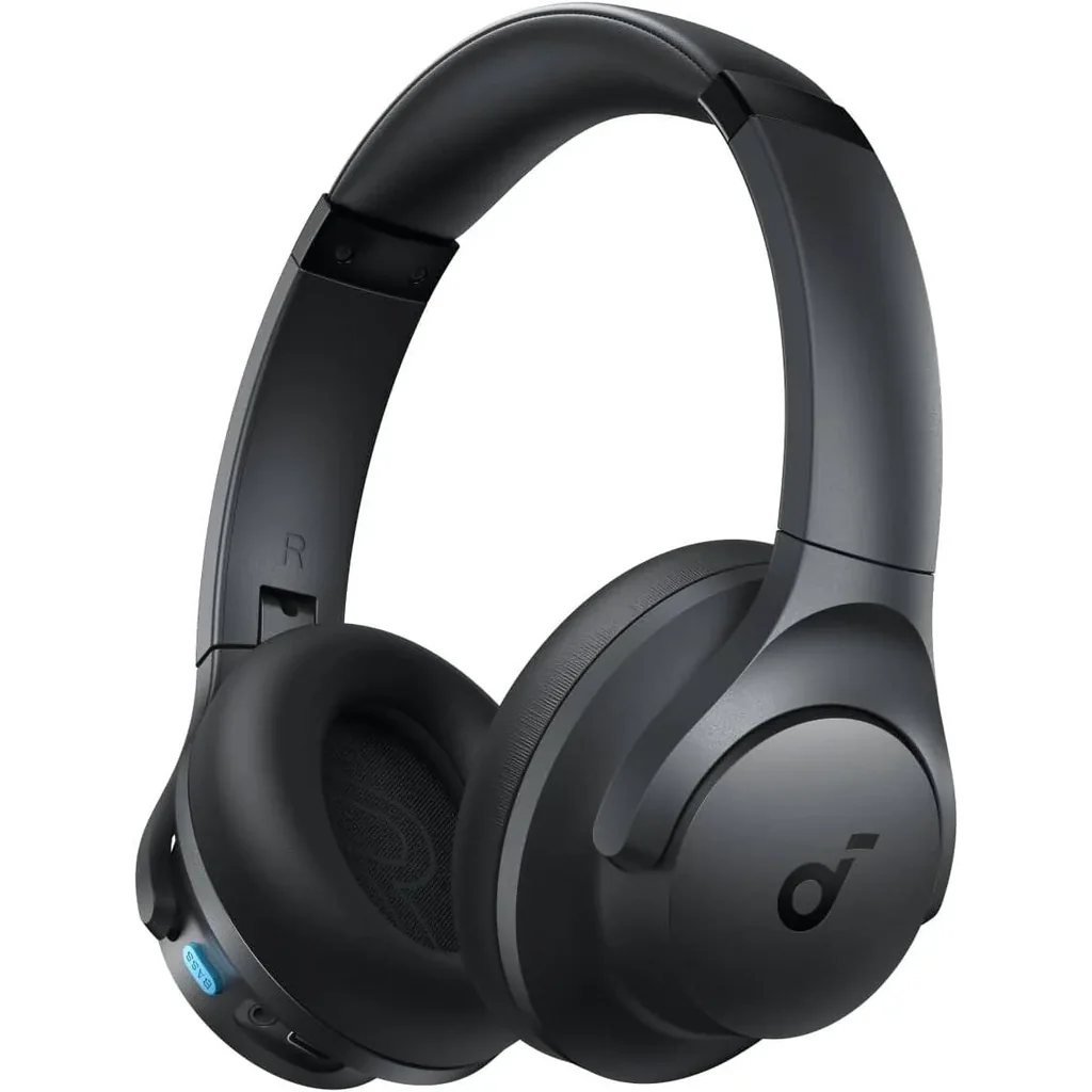 ANKER Soundcore Q11i Wireless Headphones, 40mm Dynamic DriverHi-Res Audio, One-Touch Bass Boost, 60-Hour Playtime, Detachable Ear Cushions, Bluetooth V5.3, Up to 60 Hours Battery, Dark Gray | Q11i