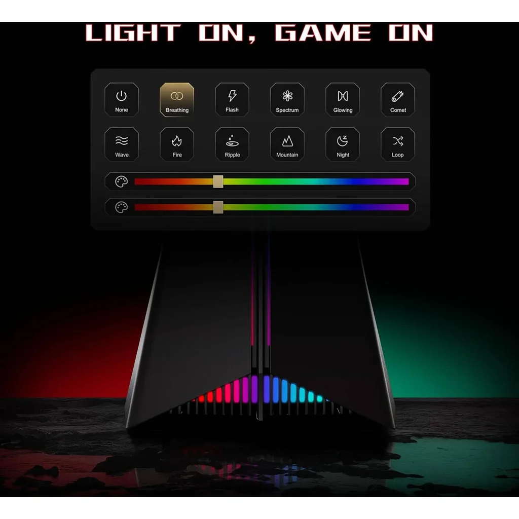 TP-LINK Tri-Band Archer GXE75 AXE5400 Wi-Fi 6E Gaming Router, 6-Stream 5.4 Gbps, 1 2.5G + 4 1G Ports, USB 3.0, Exclusive Acceleration, Gaming Port & Panel, RGB Lighting, Black | Archer GXE75 - Image 7