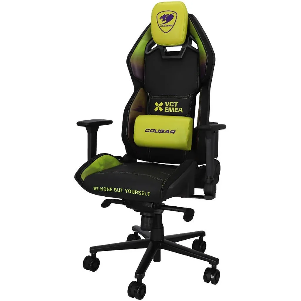 COUGAR HOTROD ROYAL Valorant Champions Tour Gaming Chair, Hyper-Dura Leatherette & Micro Suede, 4D Armrests, Class 4 Gas Lift, 150? Recline, 136kg Max Load | 3MHTVRLB.0001 - Image 3