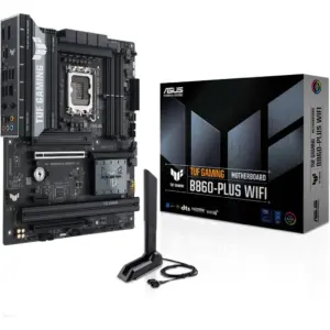 ASUS TUF Gaming B860-Plus WiFi LGA 1851 ATX Motherboard, Intel B860 Chipset, 4x DIMM DDR5 Slots, Up to 256GB Max Memory, 1 x PCIe 5.0 x16 SafeSlot, 3x M.2 Slots, WiFi & BT | 90MB1JL0-M0EAY0