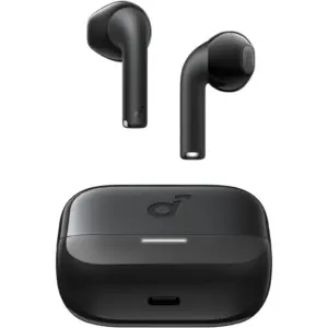 ANKER Soundcore K20i Headphones, Semi-in-Ear Earbuds, Bluetooth Wireless, 36H Playtime, ENC 2-Mic Clear Calls, Custom EQ, IPX5, Bluetooth 5.3, App Control, Black | K20i