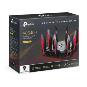 TP-Link Archer AC5400x Tri Band Smart WiFi Gaming Router (802.11 a/b/g/n/ac, 1000Mbps @ 2.4GHz, 2167Mbps @ 5GHz, USB 3.0) | AC5400x