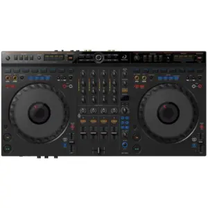 AlphaTheta DDJ GRV6 4 Channel Performance DJ Controller Groove Circuit, Smart Rotary Selector, Serato & Rekordbox, Black | DDJ-GRV6