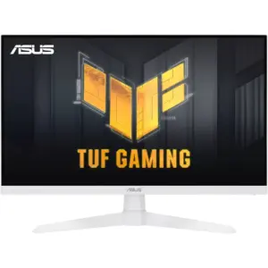 ASUS TUF Gaming VG249Q3A-W Gaming Monitor, 24" FHD Fast IPS Display, 180Hz Refresh Rate, 1ms (GtG) Response Time, AMD FreeSync Premium, 16.7m Display Colors, White | 90LM09B2-B01170