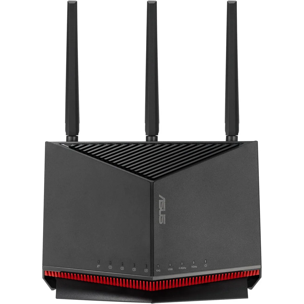 ASUS RT-BE86U Router, Up to 5764 Mbps Data Rate, External Antenna x3, Internal Antenna x1, 256MB Flash & 1GB RAM Memory, AiMesh, BE6800 Ultimate BE Performance | 90IG08W0-MO9A0V - Image 3