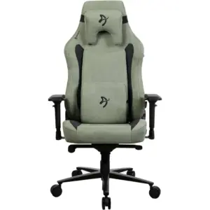 Arozzi Vernazza Gaming Chair, Supersoft Material, 4D Armrests, Rocking & Lock-Tilt Function, Adjustable Height & Backrest, 170kg Weight Capacity, XL Size, Forest | VERNAZZA-XL-SPSF-FST