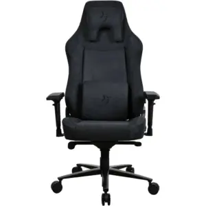Arozzi Vernazza Gaming Chair, Supersoft Material, 4D Armrests, Rocking & Lock-Tilt Function, Adjustable Height & Backrest, 170kg Weight Capacity, XL Size, Pure Black | VERNAZZA-XL-SPSF-PBK