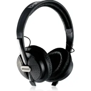 Behringer HPS5000 Closed Back Studio Headphones 40 mm Cobalt Drivers, Wide Frequency Response 20 Hz 20 kHz, Coiled Cable with 3.5 mm/6.3 mm Adapter, Black | HPS5000