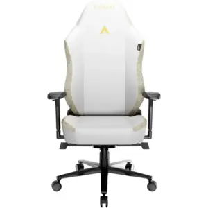 Cybeart NEO Series Lunar Edition Gaming Chair, Supreme PU Leather, Memory Foam Lumbar Pillow, 60mm Caster Wheels, 4D Armrest, Inbuilt Lumbar Arch, 150Kg Max Weight, Lunar | LNRED