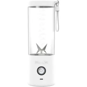 Blendjet V2 Portable Blender, Smoothie Maker, Fruit Blender, BPA-Free, 475ml, 200W, Sports Bottle, USB-C Rechargeable, Ice Crusher, Stainless Steel Blades, White | BJ-V2X-White