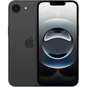 Apple iPhone 16e Mobile Phone, 6.1" Super Retina XDR OLED Display, A18 6-Core CPU, 4-Core GPU, 16-Core Neural Engine, 8GB RAM + 128GB Storage, 4005mAh Battery, International, Black | iPhone-16e-128blk