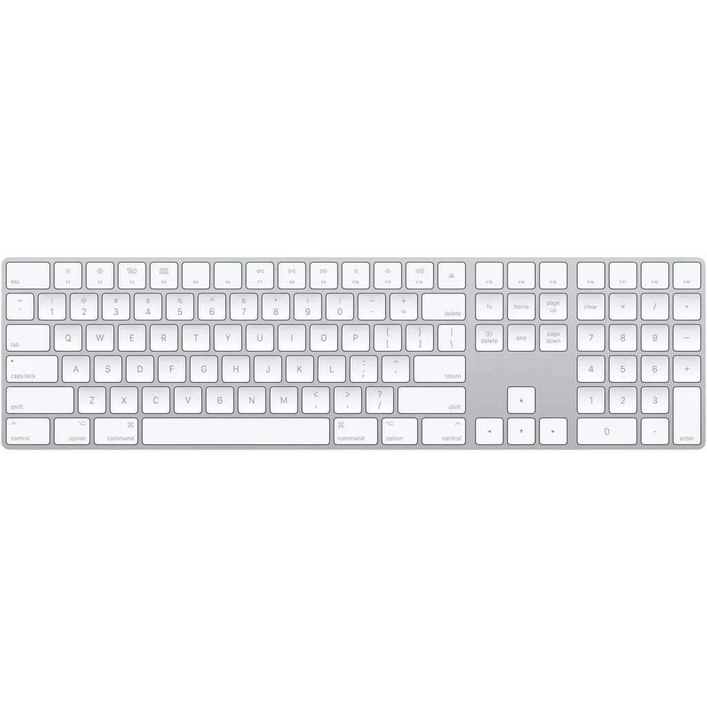 Apple Magic Keyboard with Numeric Keypad - US English - Silver | MQ052LL
