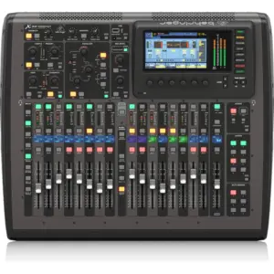 Behringer X32 COMPACT, Compact 40-Input, 25-Bus Digital Mixing Console with 16 Programmable Midas Preamps, 17 Motorized Faders,-Channel LCD's, 32-Channel Audio Interface | X32COMPACT