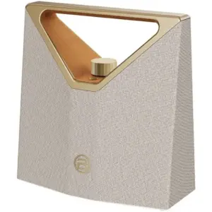 BUGANi Brief Plus Portable Bluetooth Speaker, 80W Output Power, Bluetooth 5.4 Version, 4" x1 Subwoofer, 2" x2 Tweeter, 4900mAh Battery Capacity, IPX5 Rated Protection, Cream | BS12304