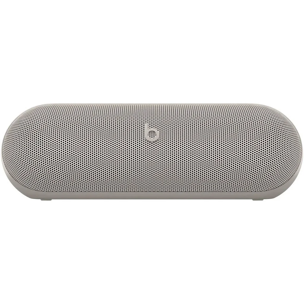 Beats Pill Kim Special Edition Portable Bluetooth Speaker, Powerful & Room-Filling Sound, IP67 Dust and Water Resistance, Up to 24 Hours of Battery Life, USB-C Charging, Light Gray | MAX24LL/A
