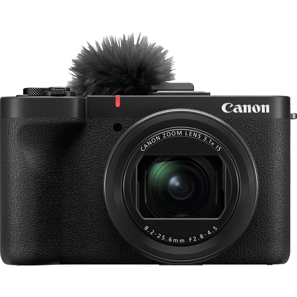 Canon PowerShot V1 Camera, 22MP 1.4-inch CMOS Sensor, Up To 4K 60p Video, Dual Pixel Autofocus, 16-50mm Built-in Lens, OIS, Log 3 HDR, USB-C, Black | 6390C001