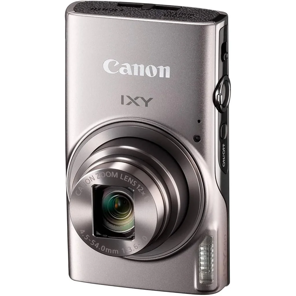 Canon IXY 650 Compact Digital Camera, 20.2MP Compact Camera with 12x Optical Zoom,3.0-inch LCD Display, Wi-Fi & Full HD Video, International Version, Silver | IXY 650