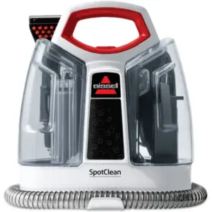 BISSELL SpotClean 3698E Portable Spot Cleaner with a Powerful Stain Removal for Carpets, Curtains, Upholstery, and Messes, Compact & Lightweight Design, White | 3698E