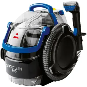 Bissell 3386E Wet & Dry Spotclean PRO Portable Antibac Carpet Cleaner, 750W Watts Wattage, 1.5M On-Board Hose, 2.8L Fill Tanks, Carry Handle, Bossanova Blue/Titanium | 3386E