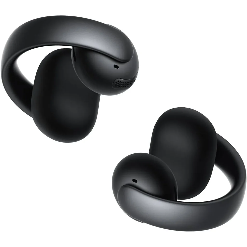 Anker Soundcore AeroClip, 12mm Customized Driver, Tap Control, 4 Mics with AI, Advanced Virtual Bass Technology, Bluetooth 5.4, Up to 32 Hours Playtime, IP55 Water Resistance, Midnight Black | A3388