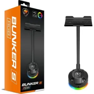 Cougar Bunker S RGB Headset Stand with Built-in USB Hub | CGR-XXNB-HS1RGB